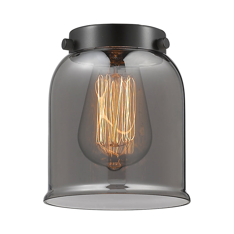 Bell Glass shown in the  finish with a Plated Smoke shade