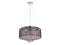 Avenue Lighting Riverside Dr. Collection Round Black Organza Silk Shade And Crystal Dual Mount Dual Mount/Flush & Hanging Black Organza Silk HF1505-BLK