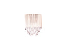 Avenue Lighting Beverly Drive Collection White Silk String And Crystal Wal Sconce Wall Sconce White Silk String HF1511-WHT