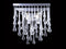 Avenue Lighting Hollywood Blvd. Collection Collection Polish Nickel /Clear Glass Tear Drops Square Wall Sconce Wall Sconce Polish Nickel / Clear Glass Tear Drops HF1801-PN