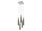 Avenue Lighting Glacier Avenue Collection Pendant Polished Chrome HF1900-5-GL-CH