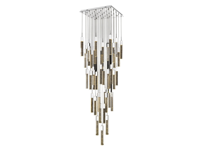 Avenue Lighting Glacier Avenue Collection Flush Mount Pendants Chrome HF1903-41-GL-CH