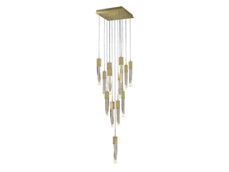 Avenue Lighting Aspen Collection Flush Mount Pendants Brushed Brass HF1905-13-AP-BB