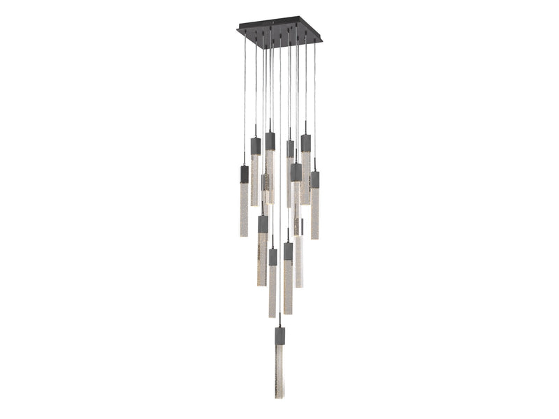 Avenue Lighting Glacier Avenue Collection Flush Mount Pendants Dark Bronze  HF1905-13-GL-DBZ