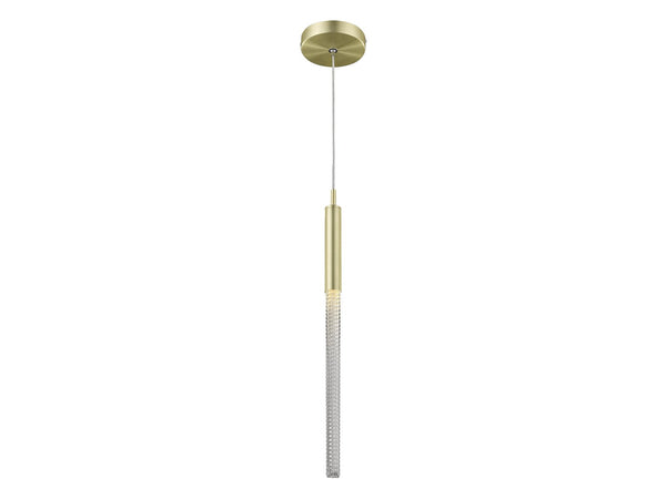 Avenue Lighting Boa Collection Pendant Brushed Brass HF2020-BOA-BB