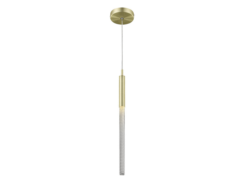 Avenue Lighting Boa Collection Pendant Brushed Brass HF2020-BOA-BB