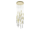 Avenue Lighting Boa Collection Pendant Brushed Brass HF2021-BOA-BB