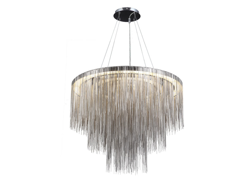 Avenue Lighting Fountain Ave Collection Hanging Chandelier Polished Nickel HF2222-CH