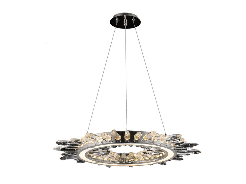 Avenue Lighting Aspen Collection Hanging Chandelier Polished Nickel HF3027-PN