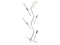 Avenue Lighting San Vicente Collection Hanging Chandelier Matte Chrome HF8058-20-CH