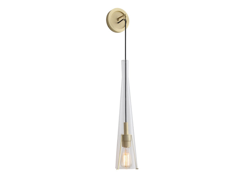 Avenue Lighting Abbey Park Collection Wall Sconce Brushed Brass HF8131-BB