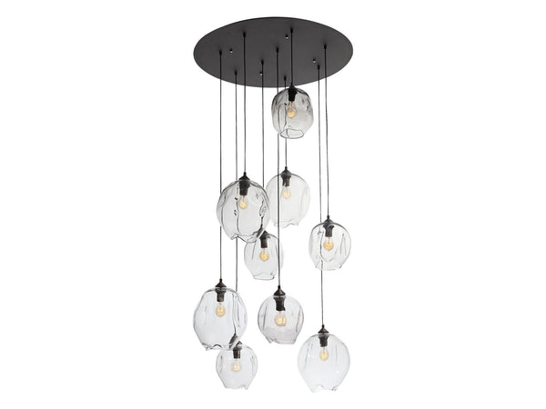 Avenue Lighting Sonoma Ave. Collection 9 Light Pendant Cluster Dark Bronze HF8149-DBZ-CL