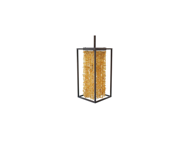 Avenue Lighting Soho Collection Wall Sconce Dark Bronze  Finish With Natural Citrine Nuggets  HF9001-DBZ