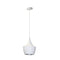 Dainolite 1 Light Pendant, Aluminum HKI-91P-WH