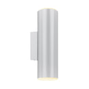 Dals Lighting 4" LED Round Cylinder 28W 3000K 1967 LM Silver Grey LEDWALL-A-SG