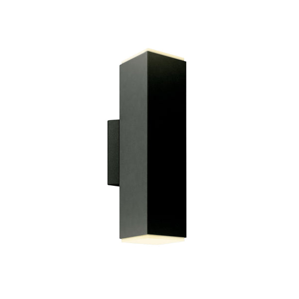 Dals Lighting 4" LED Square Cylinder 28W 3000K 1967 LM Black LEDWALL-B-BK