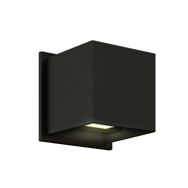 Dals Lighting LED Square Wall Sconce 7W 3000k 2 x 300 LM Blk LEDWALL001D-BK