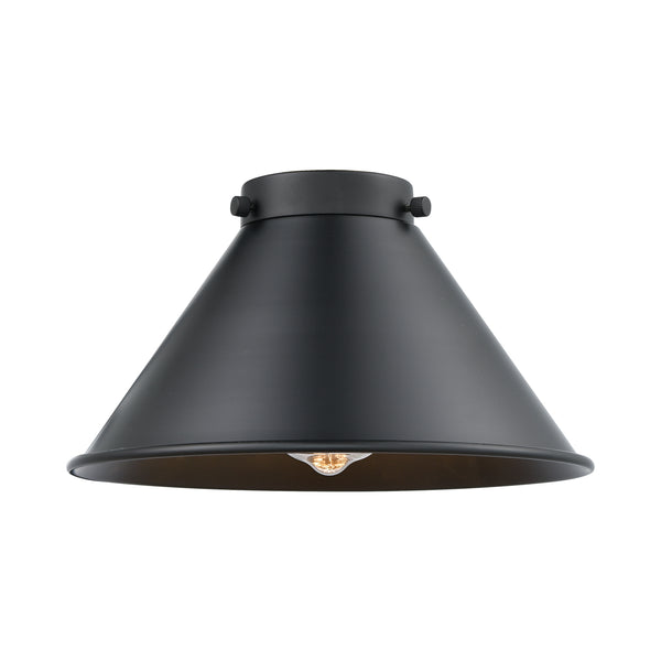 Briarcliff Metal Shade shown in the Matte Black finish