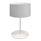 Dainolite 1 Light Drum Table Lamp with JTone White Shade MM141T-WH-790