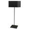 Dainolite 1 Light Square Floor Lamp with Black Shade MM201F-BK-797