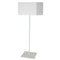 Dainolite 1 Light Square Floor Lamp with White Shade MM201F-WH-790