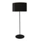Dainolite 1 Light Drum Floor Lamp with Black Shade MM221F-BK-797