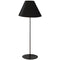 Dainolite 1 Light Tapered Floor Lamp, JTone Black Shade MM231F-BK-797