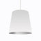 Dainolite 1 Light Oversized Drum Pendant, Large - White /Silver OD-L-691