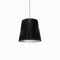 Dainolite 1 Light Oversized Drum Pendant, Medium - Black/Silver OD-M-697