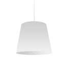 Dainolite 1 Light Oversized Drum Pendant Medium White Shade OD-M-790