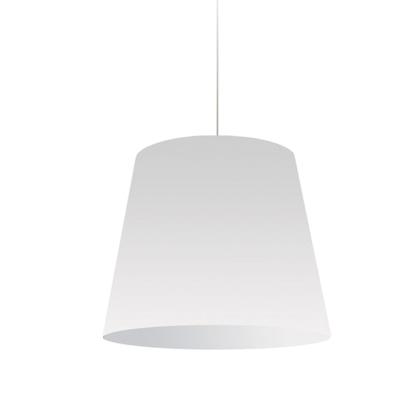 Dainolite 1 Light Oversized Drum Pendant Medium White Shade OD-M-790