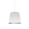 Dainolite 1 Light Oversized Drum Pendant, Small - White /Silver OD-S-691