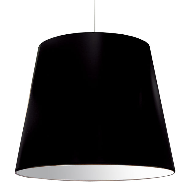 Dainolite 1 Light Oversized Drum Pendant X- Large- Black Shade OD-XL-797