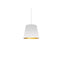 Dainolite 1 Light Oversized Drum Pendant, Extra Small - White /Gold OD-XS-692