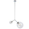 Dainolite 2 Light Incandescent Pendant, Polished Chrome Finish ORN-212P-PC