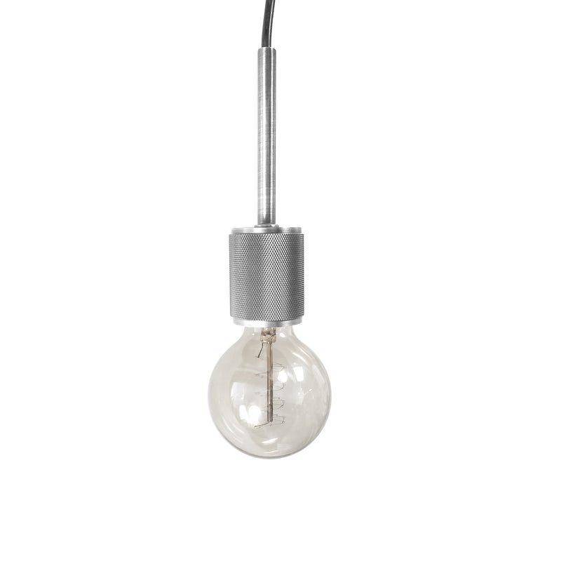 Dainolite 1 Light Pendant, Satin Chrome Finish RSW-41P-SC