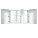 Krugg Svange 60" X 42" DLRR Double LED Medicine Cabinet with Dimmer and Defogger SVANGE6042DLRR