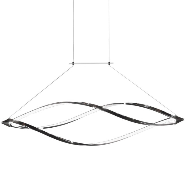 Dainolite LED Horizontal Pendant with Swooped Arms SEL-43HP-PC