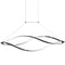 Dainolite LED Horizontal Pendant with Swooped Arms SEL-43HP-PC