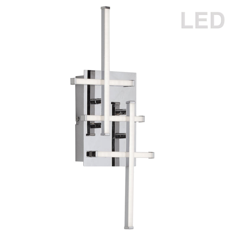 Dainolite 5 Light Wall Sconce, Polished Chrome SUM-188W-PC