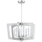 Dainolite 6 Light Chandelier, Polished Chrome Finish SWR-206C-PC