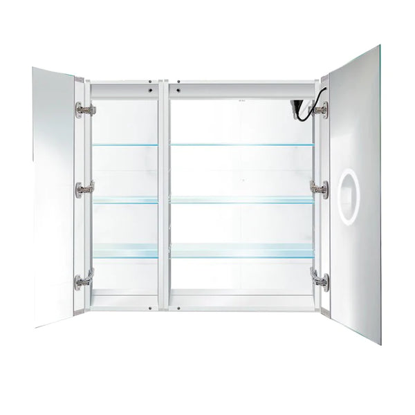 Krugg Svange 36" X 36" LED Bi-View Medicine Cabinet with Dimmer and Defogger SVANGE3636R