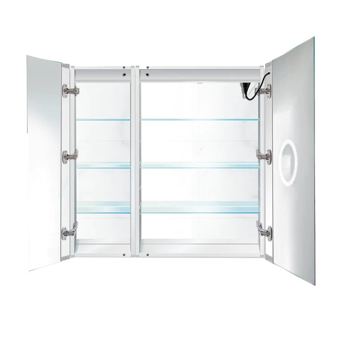 Krugg Svange 36" X 36" LED Bi-View Medicine Cabinet with Dimmer and Defogger SVANGE3636R