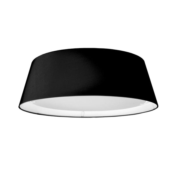 Dainolite 14W LED Flush Mount, Black TDLED-17FH-BK