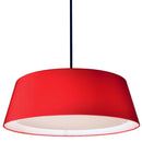 Dainolite 22W LED Tappered Drum Shade, Red TDLED-24LP-RD