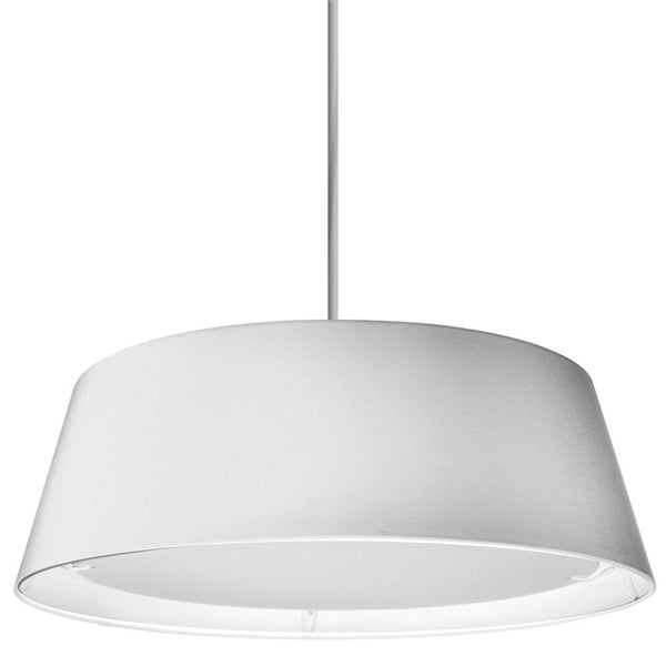 Dainolite 22W LED Tappered Drum Shade, White TDLED-24LP-WH