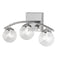 Dainolite 3 Light G9 Vanity, Polished Chrome Finish V13-203W-PC