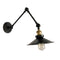 Dainolite 1 Light Incandescent Adjustable Wall Lamp, Black finish V928-1W-BK