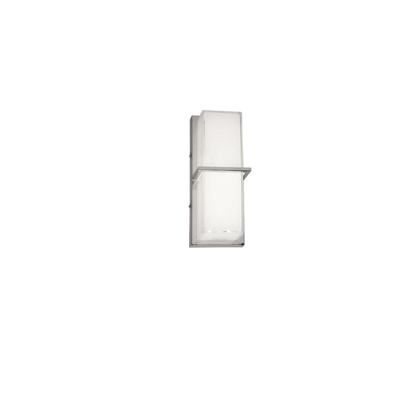 Dainolite 14W Wall Sconce White Cased Glass P Chrome VLD-311-PC