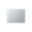 Aquadom Edge Royale LED Medicine Mirror Cabinet Recessed or Surface Mounted Defogger Dimmer LED 3X Makeup Mirror Electrical Outlets ER3-4832